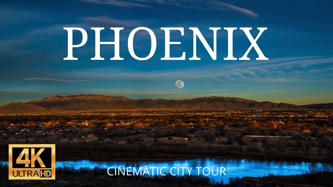 PHOENIX , USA 4K Cinematic City Tour | Flying Over Phoenix | Phoenix by Drone