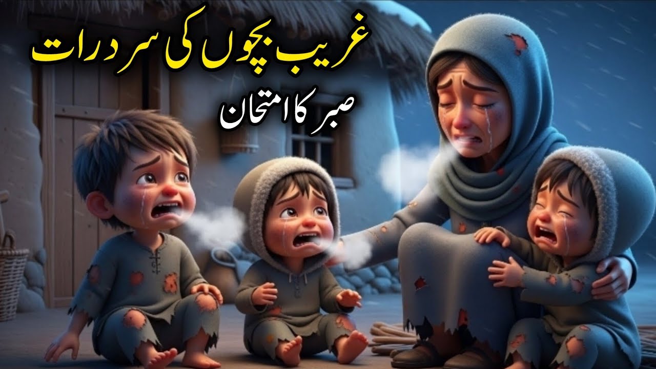Thand Mein Ghareeb Khandan | Islamic Story for Kids | Sabr aur Yaqeen Ki Kahani | Bachon Ka Noor 