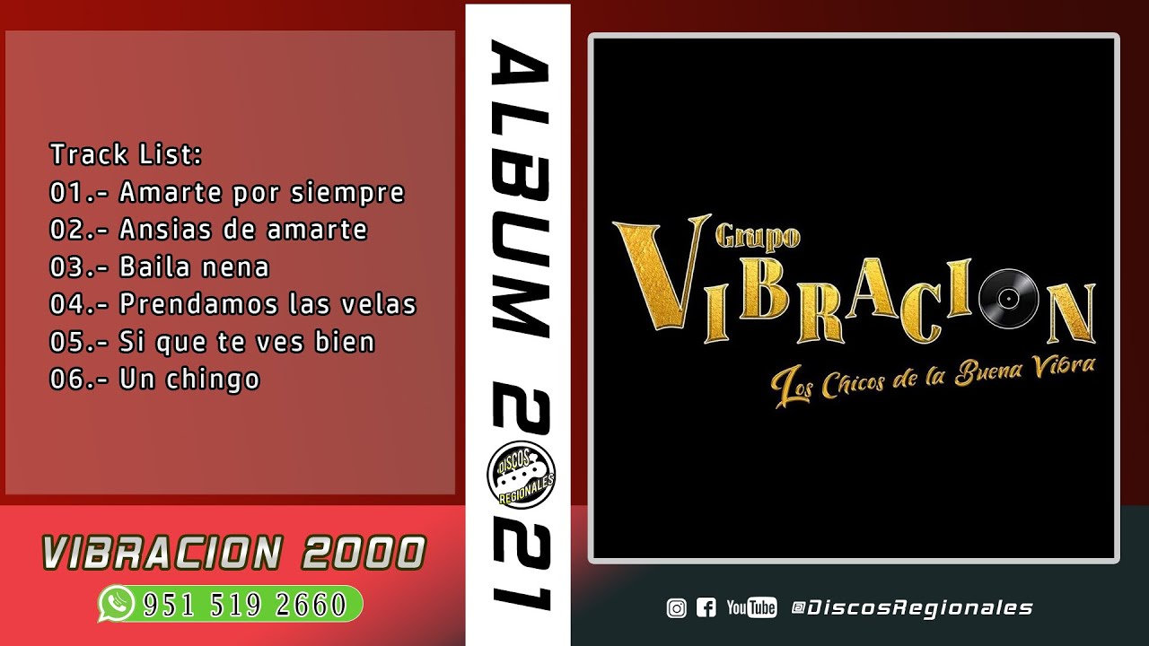 ✔ GRUPO VIBRACION DE OAXACA - ♬ Mix 2021 - ❤ Vibracion 2000 ➤[DISCO COMPLETO] *Estreno*