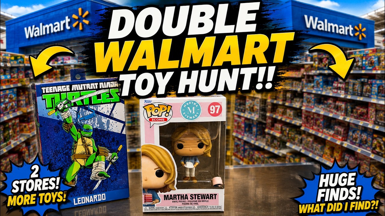 ДВА WALMART, ОДНА ОГРОМНАЯ ОХОТА ЗА ИГРУШКАМИ!! Что я нашёл?!