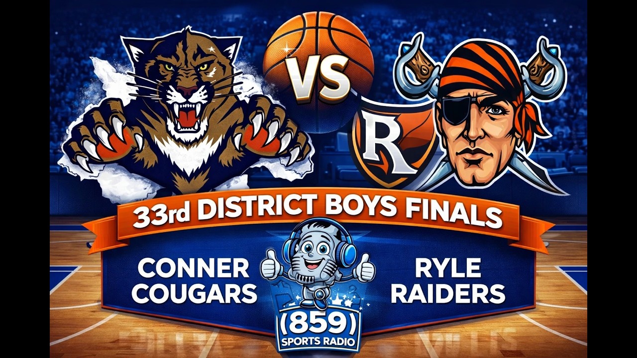 02/27/2026 - Conner Cougars vs Ryle Raiders - Boys 33rd District Basketball Finals