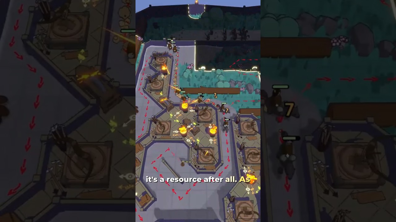 COMPLETING a level with only one type of TOWER #gaming #towerdefense