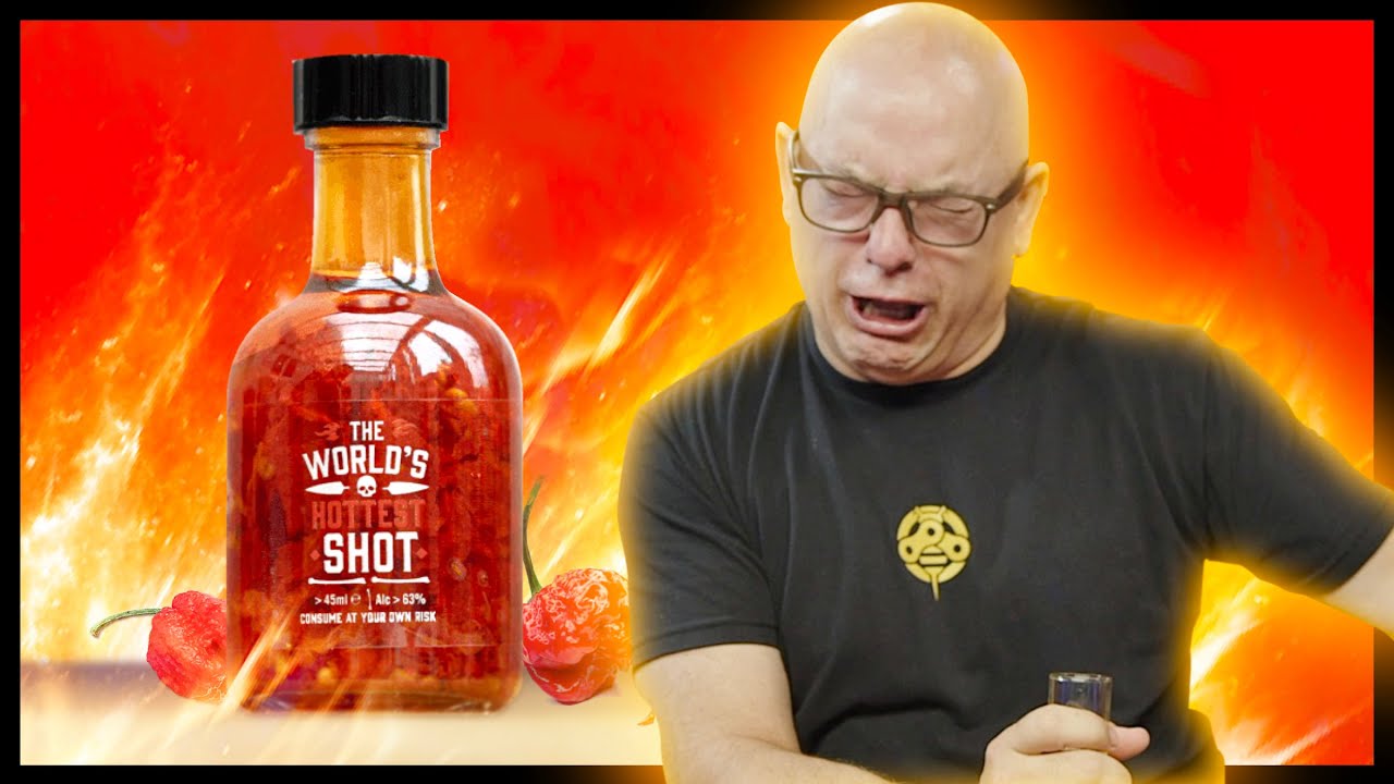 Самый острый шот в мире | Самый острый ром Carolina Reaper