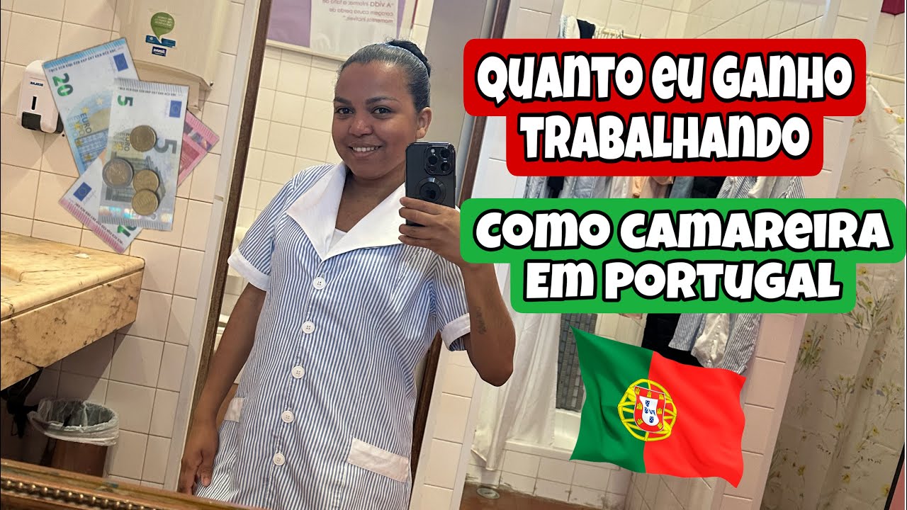 Meu primeiro Ordenado como Camareira em Portugal 🇵🇹