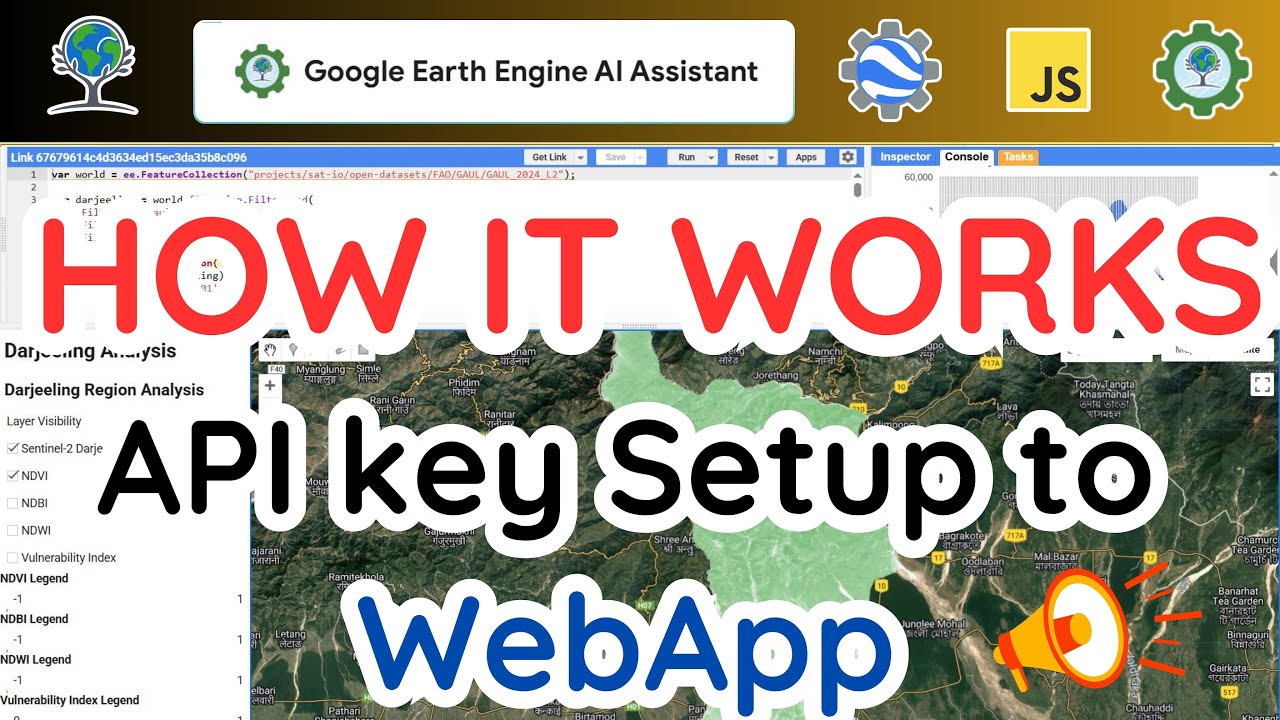 How Google Earth Engine AI Assistant Works: Code to GEE App and Exports