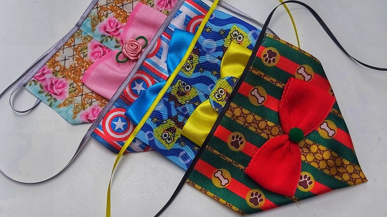 BANDANA PET USANDO FITAS ! BY CRISTINA LAÇOS DE PRINCESAS