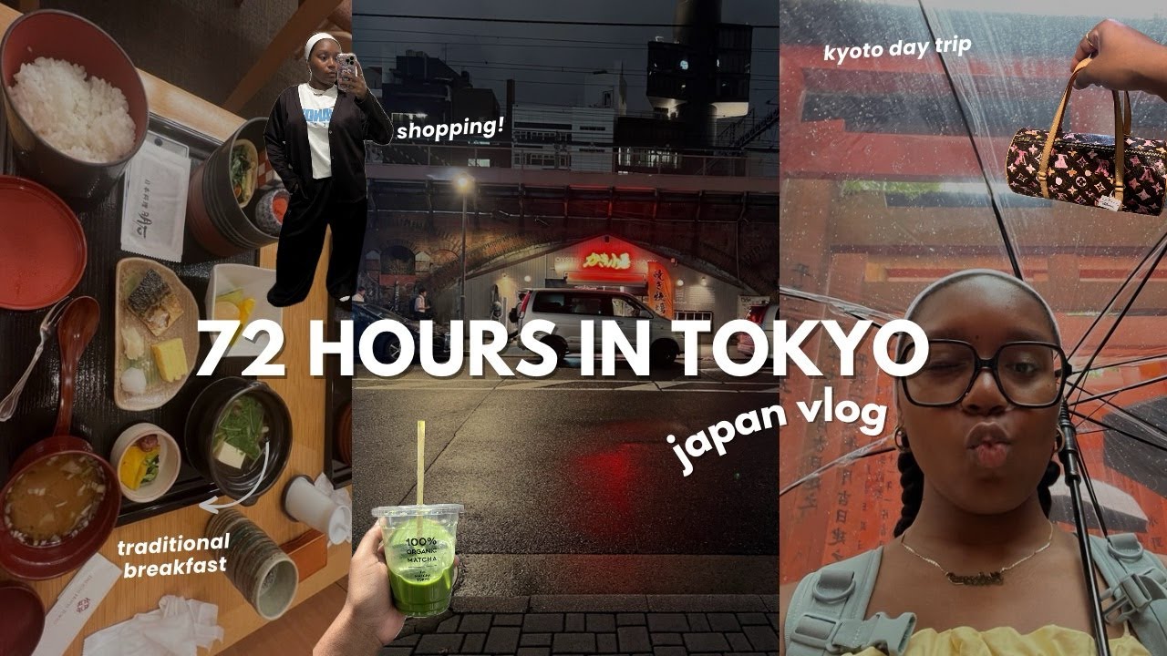 72 HOURS IN TOKYO | shopping in tokyo, day trip to kyoto, and tourist attractions 🇯🇵 tokyo vlog