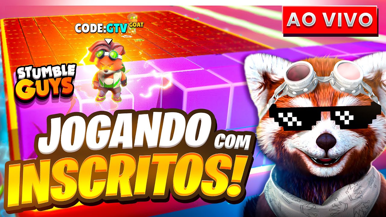 🌆JOGANDO COM INSCRITOS🌆 LIVE STUMBLE GUYS AO VIVO &rsaquo;GUAXINTV&lsaquo; #StumbleGuys