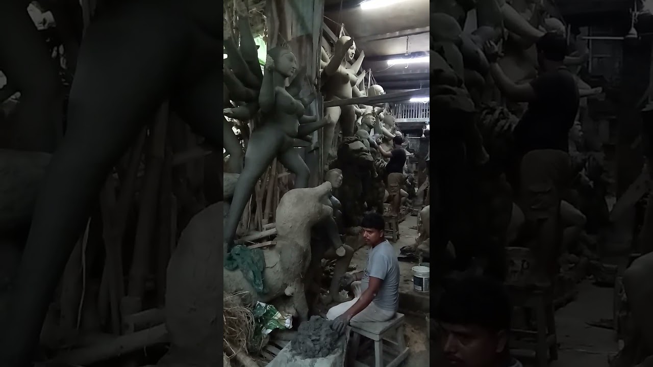 ##kumartuli#Durga idol making$$$2023