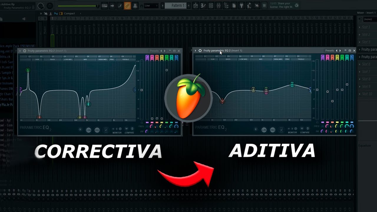 🤯👉Arregla tus sonidos con esta técnica de Limpieza | EQ correctiva vs aditiva en FL Studio 20😱😱😎😎
