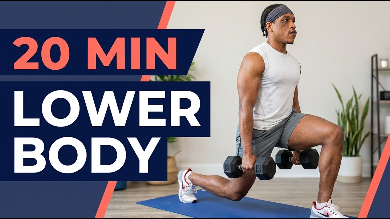 20 Minute Leg Day AT HOME (Dumbbells Only, Beginner Friendly)