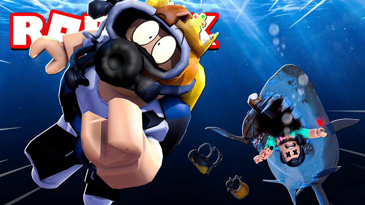 ESCAPE the KILLER GHOST SHARK | Roblox - Aquarium (The Story)