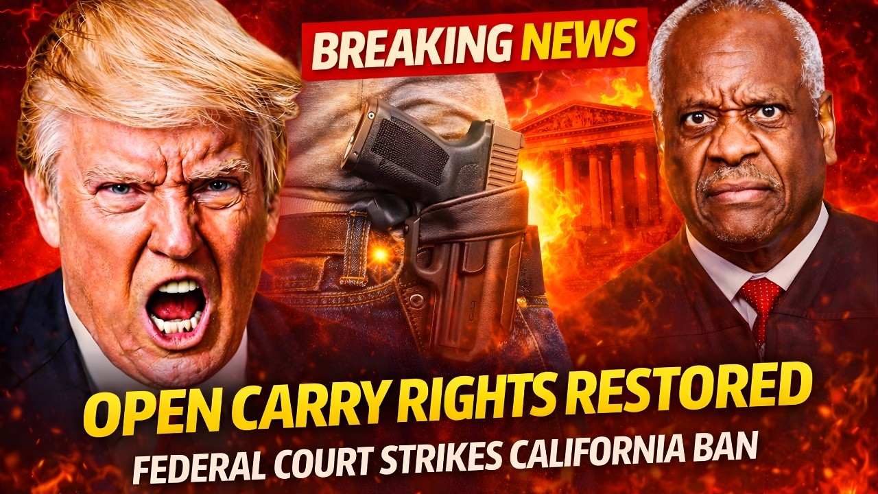 Open Carry Rights Restored Federal Court Strikes California Ban