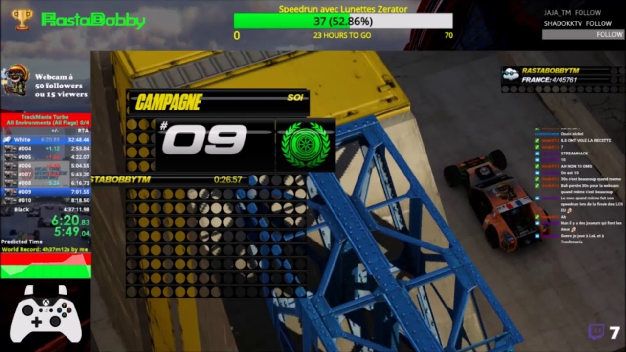 Trackmania Turbo - Any% Speedrun in 4:39:37.71