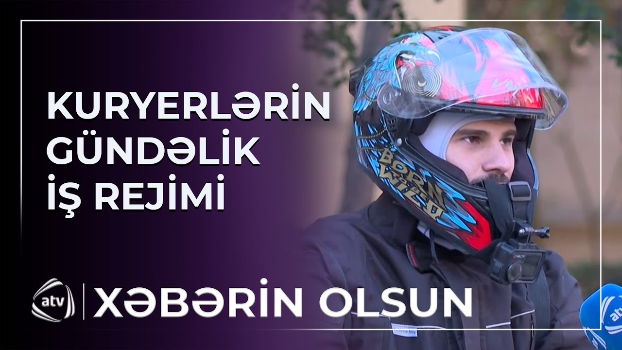 Kuryerlərin gündəlik iş rejimi / Xəbərin olsun