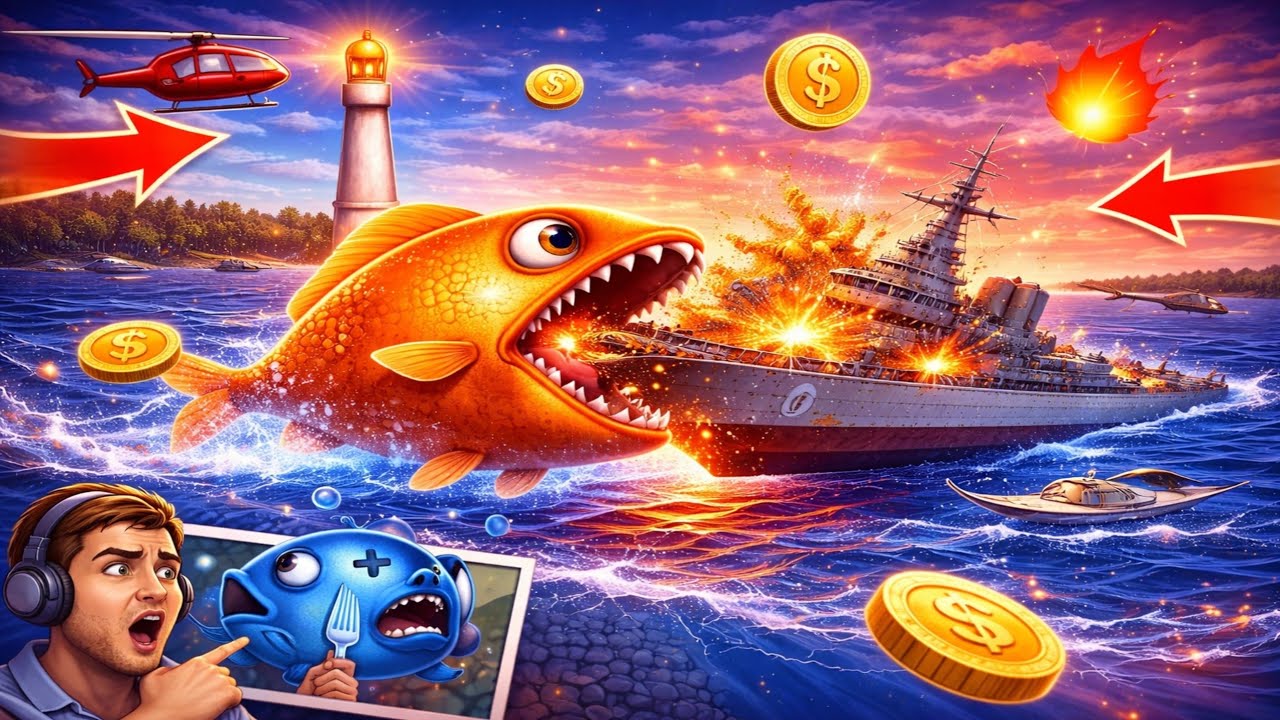 I Became FINAL BOSS in Tasty Blue 😱 | Giant Fish Destroying Everything!
