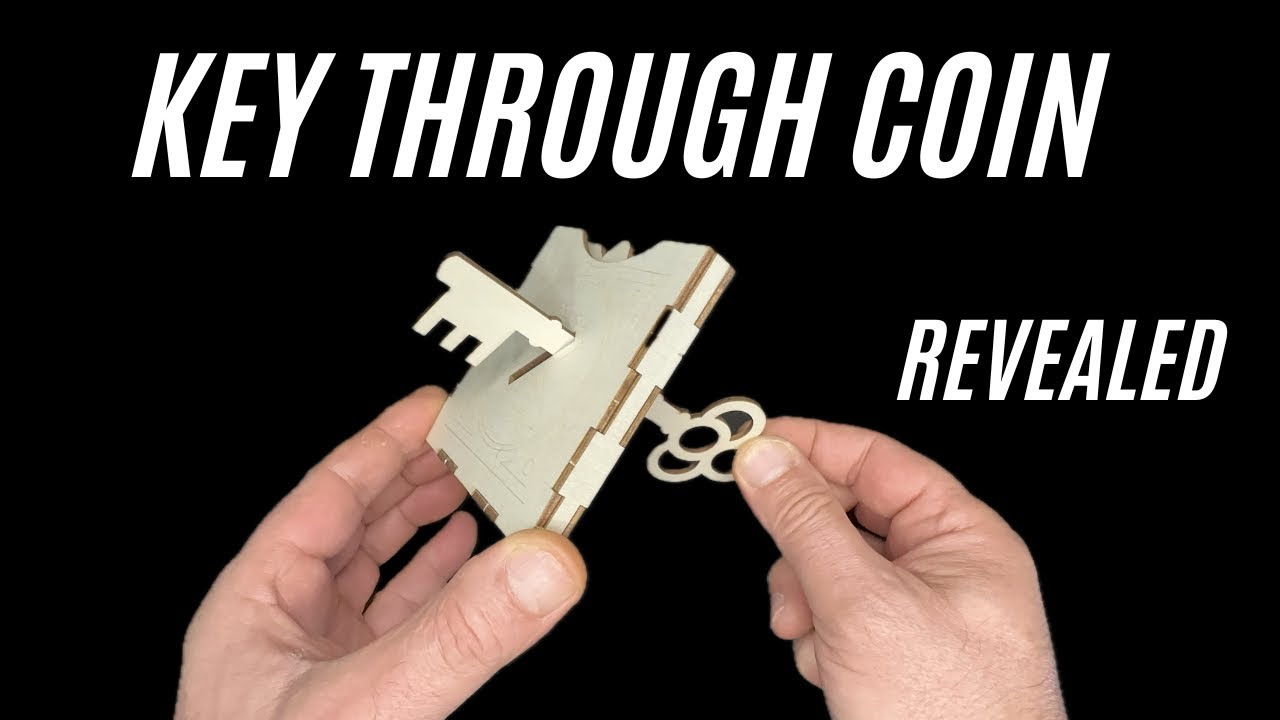 Key Through Coin 🪄 MAGIC TRICK TUTORIAL #tricks #magic #foryou