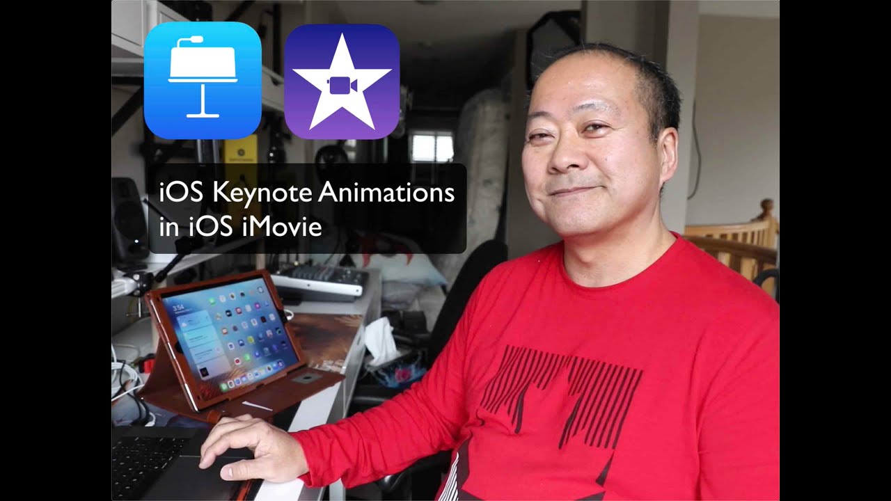 Using iOS Keynote Animated Graphics in your iOS iMovies using the Green Screen function