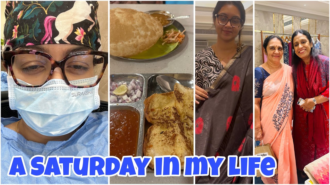 A Saturday in my life | Life as a Pediatric dentist and a mom | Exhibition shopping 