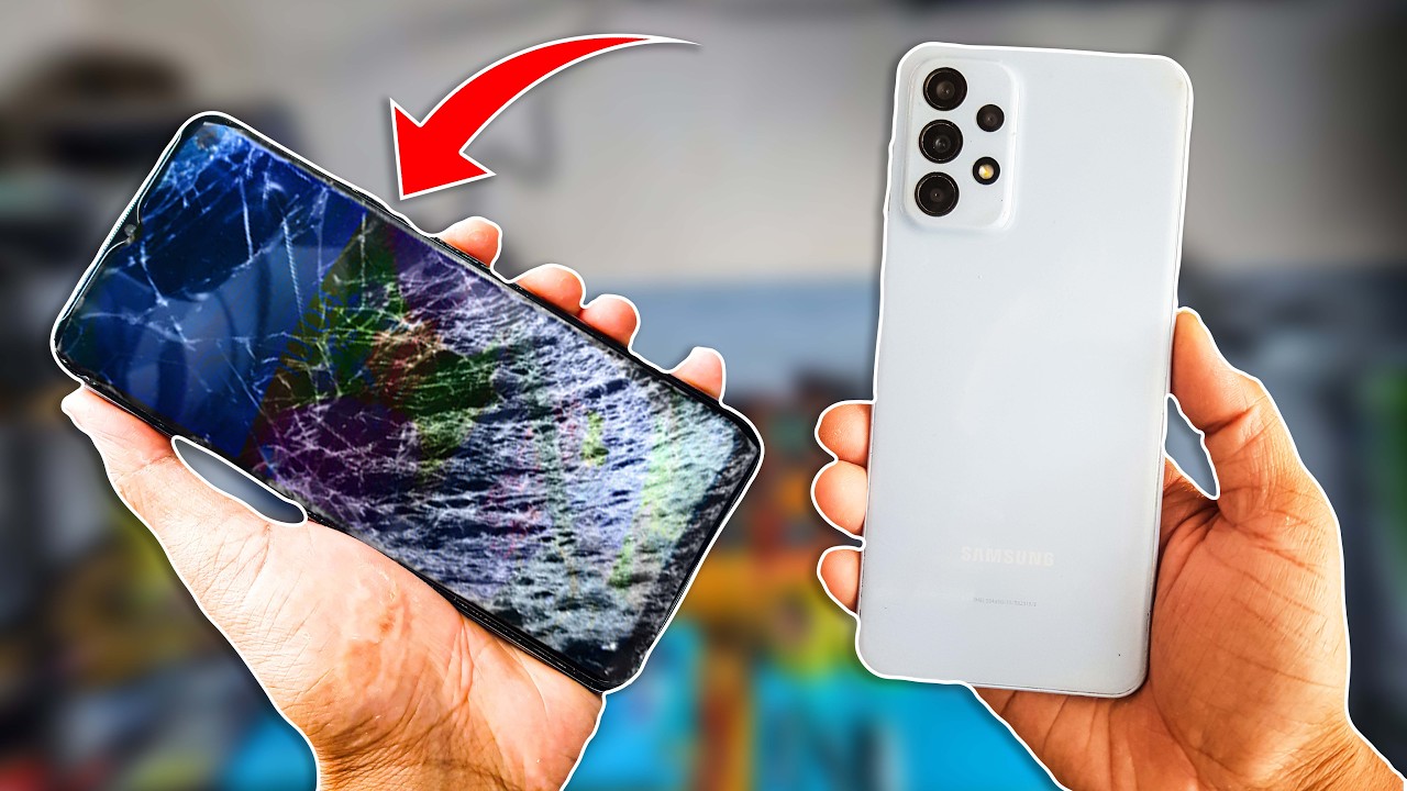 Samsung A23 Screen Repair: From TRASH to BRAND NEW!