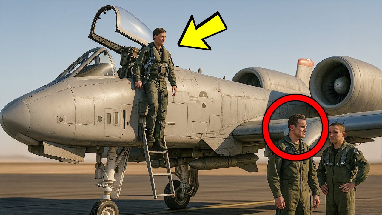 Sie zwangen ihren Warthog zur Landung — dann schwiegen die F-16-Piloten beim Anblick ihrer Nummer