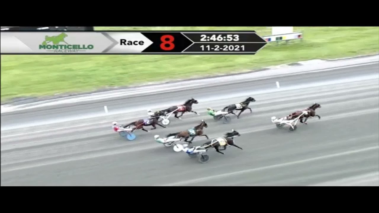 Monticello Raceway -  Races 5 Through 8 Tuesday November 2, 2021