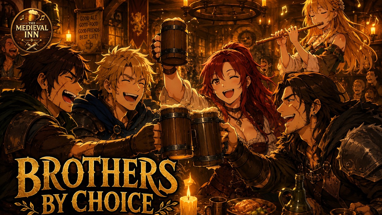 Brothers by Choice | Cheerful Medieval Tavern Dance Song (Fantasy Folk Flute Music)