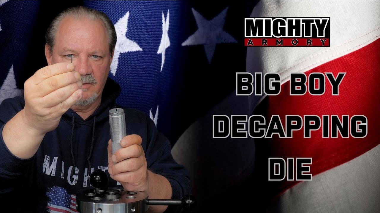 MIGHTY ARMORY | Big Boy Decapping Die for 50 BMG, CheyTac 375, 338 Lapua, XC Cartridges