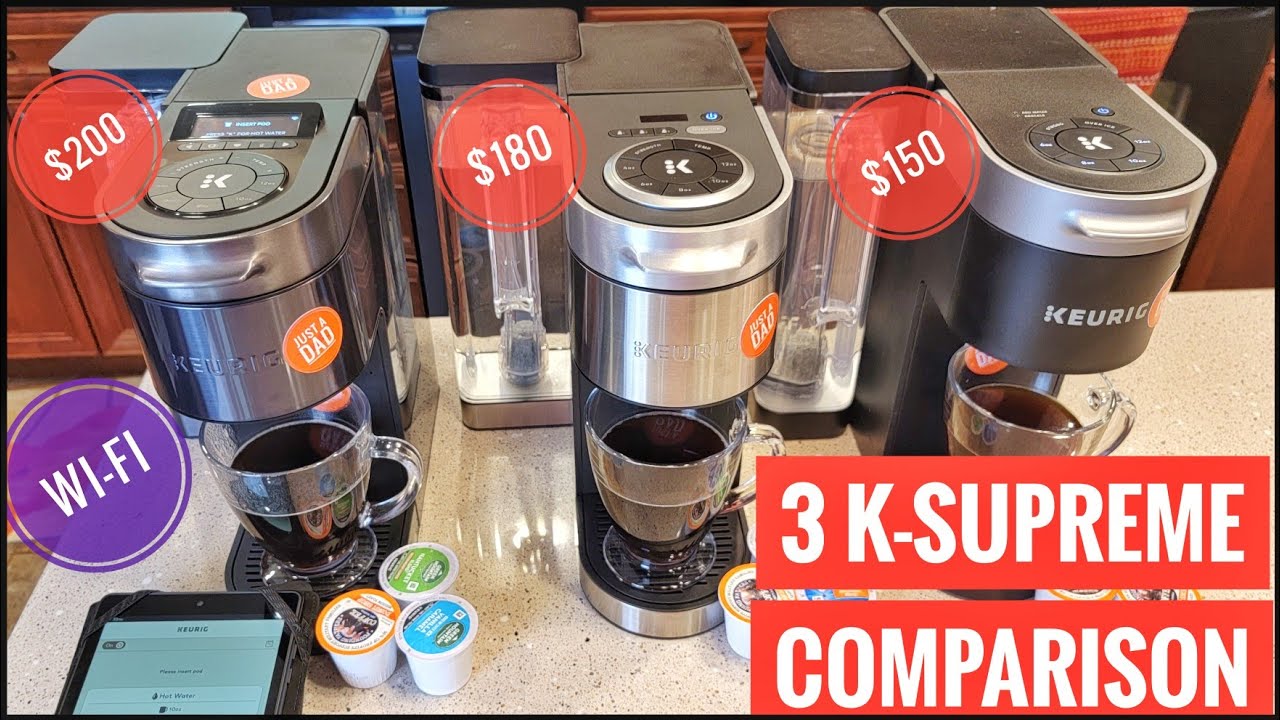 3 Keurig K-Supreme Plus Smart Single Serve K Cup Coffee Maker COMPARISON Of All 3 Side by Side