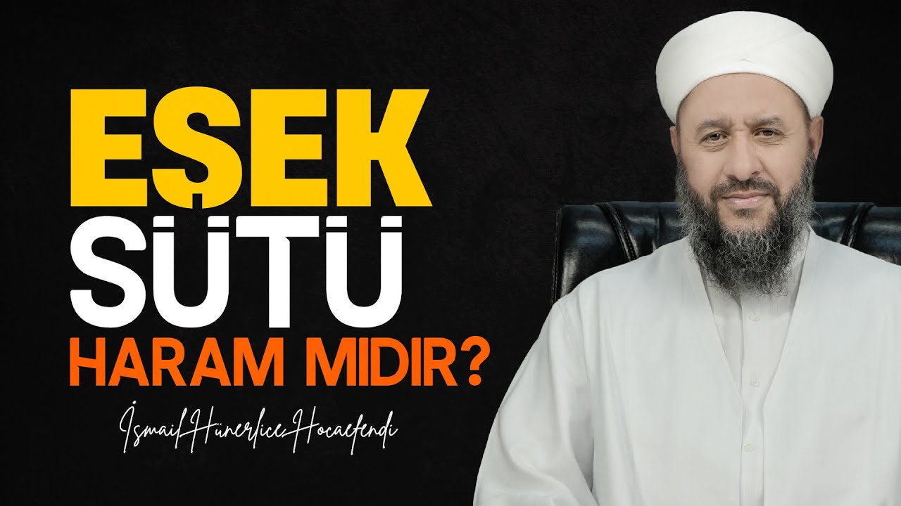 EŞEK SÜTÜ HARAM MIDIR? - İsmail Hünerlice Hocaefendi