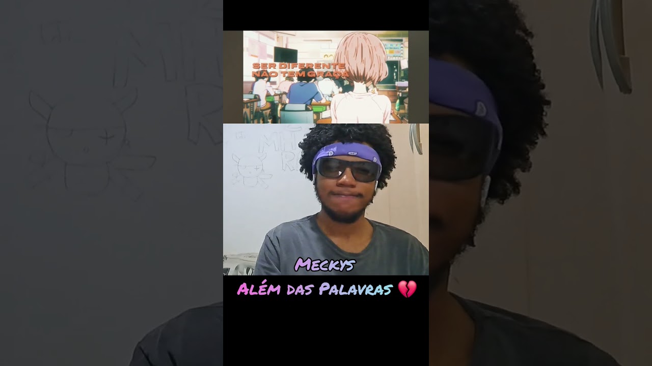 Esse anime &eacute; lindo 🥺 #meckys #jvreact #react #rap #emocional #koenokatachi