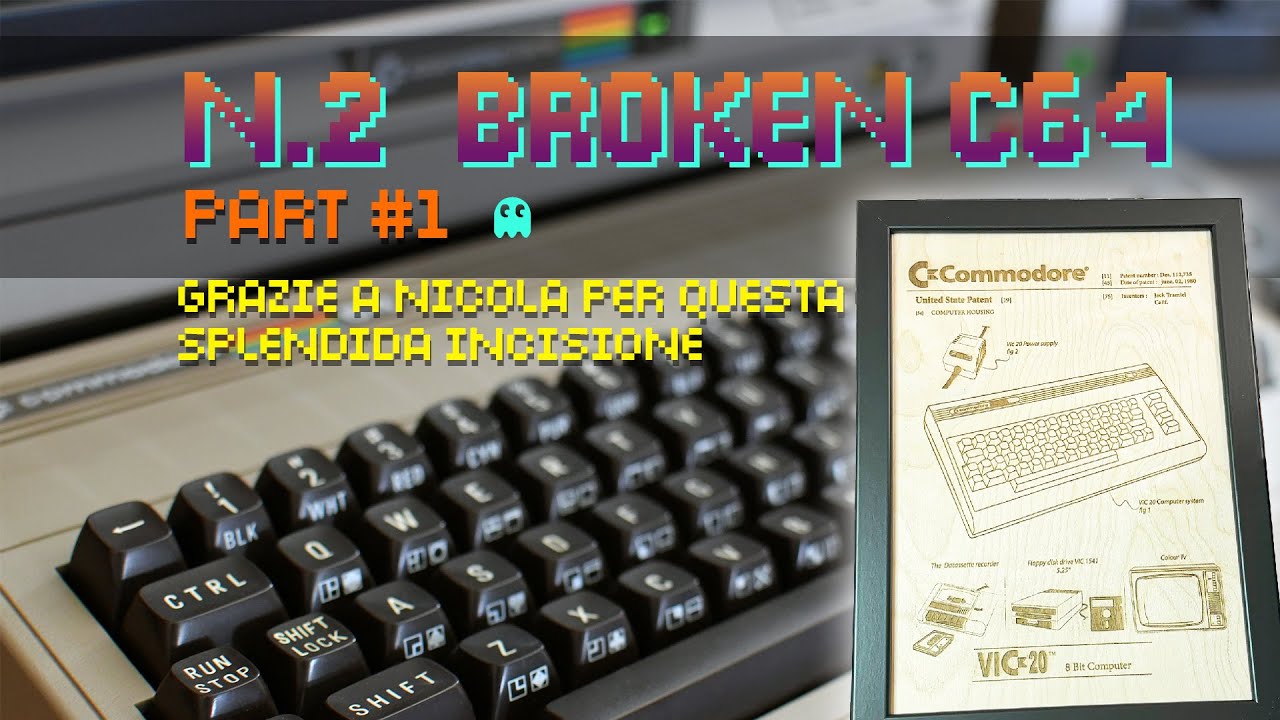 RV086: Riparazione di un C64 schermo nero (con una bella schicchera sul CIA)