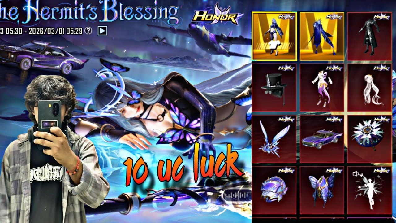 😱 NEW HONOR SPIN + 🔥10 UC LUCK ULTIMATE SET | BIG CRATE OPENING BGMI & PUBG MOBILE 