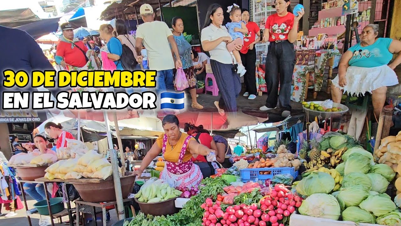 Asi el ambiente este 30 DE DICIEMBRE en MERCADO DE USULUTÁN EL SALVADOR 🇸🇻 