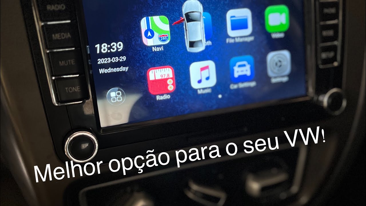Melhor multimídia para VW da China! Fox, polo, gol, voyage