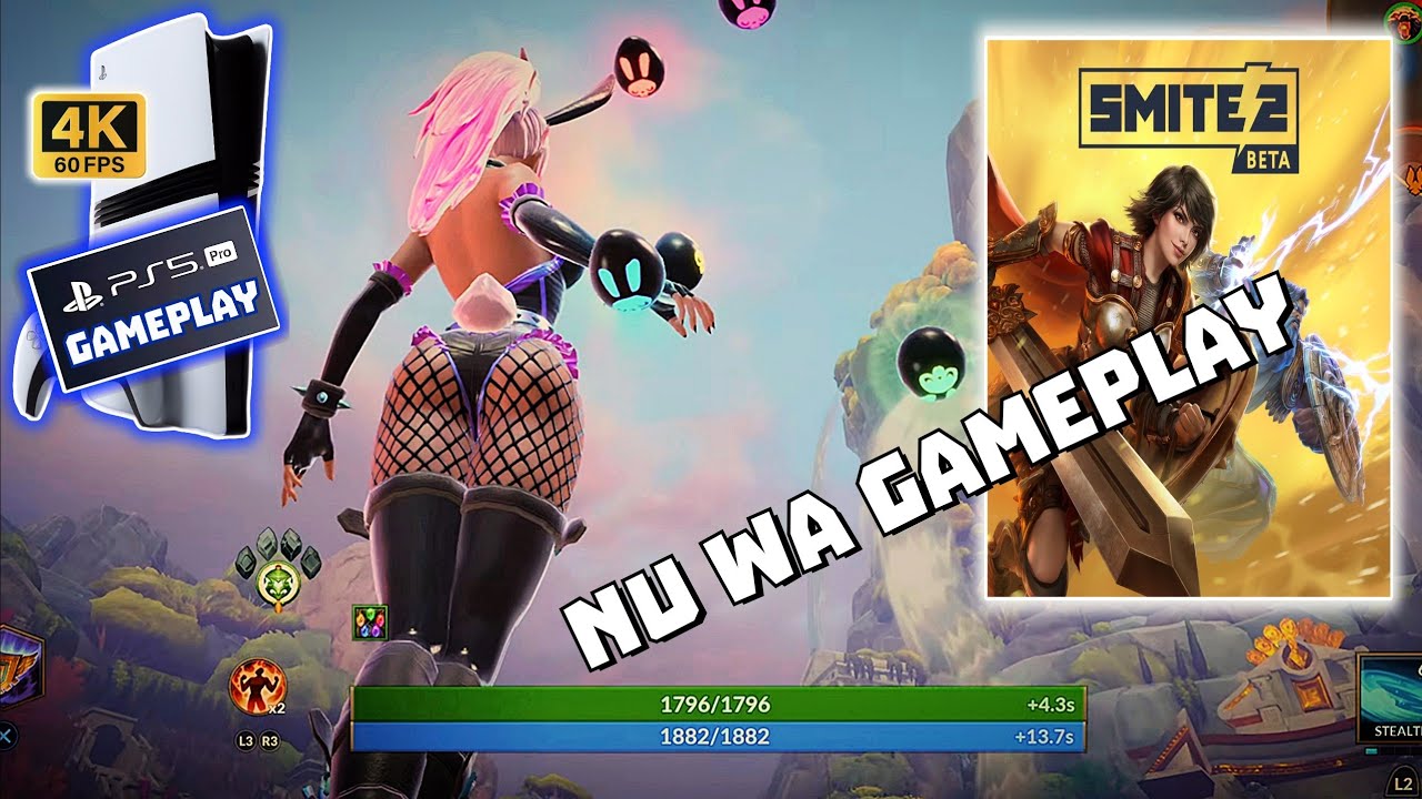 PS5 PRO: SMITE 2: Nu Wa Gameplay 4K 