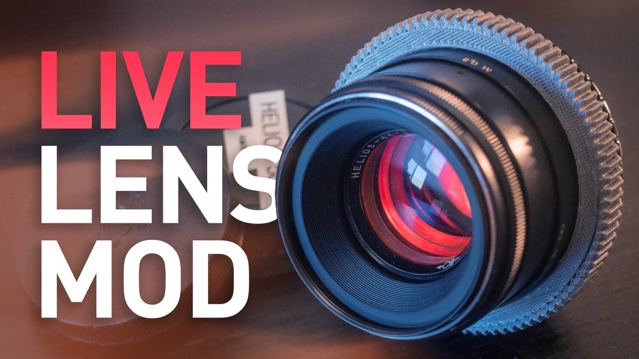 LIVE LENS MOD: Extreme Helios 44-3 Modding!