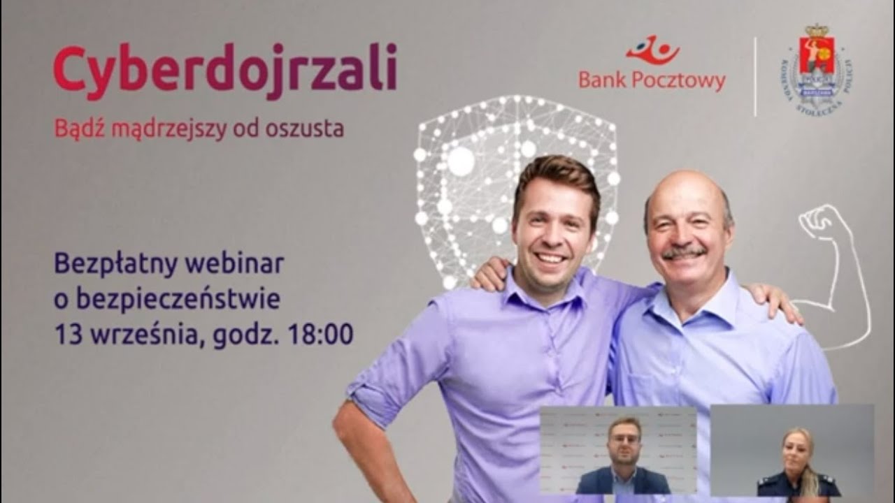 Webinar dla Cyberdojrzałych „Problematyka oszustw – metoda na policjanta, wnuczka, pracownika banku"
