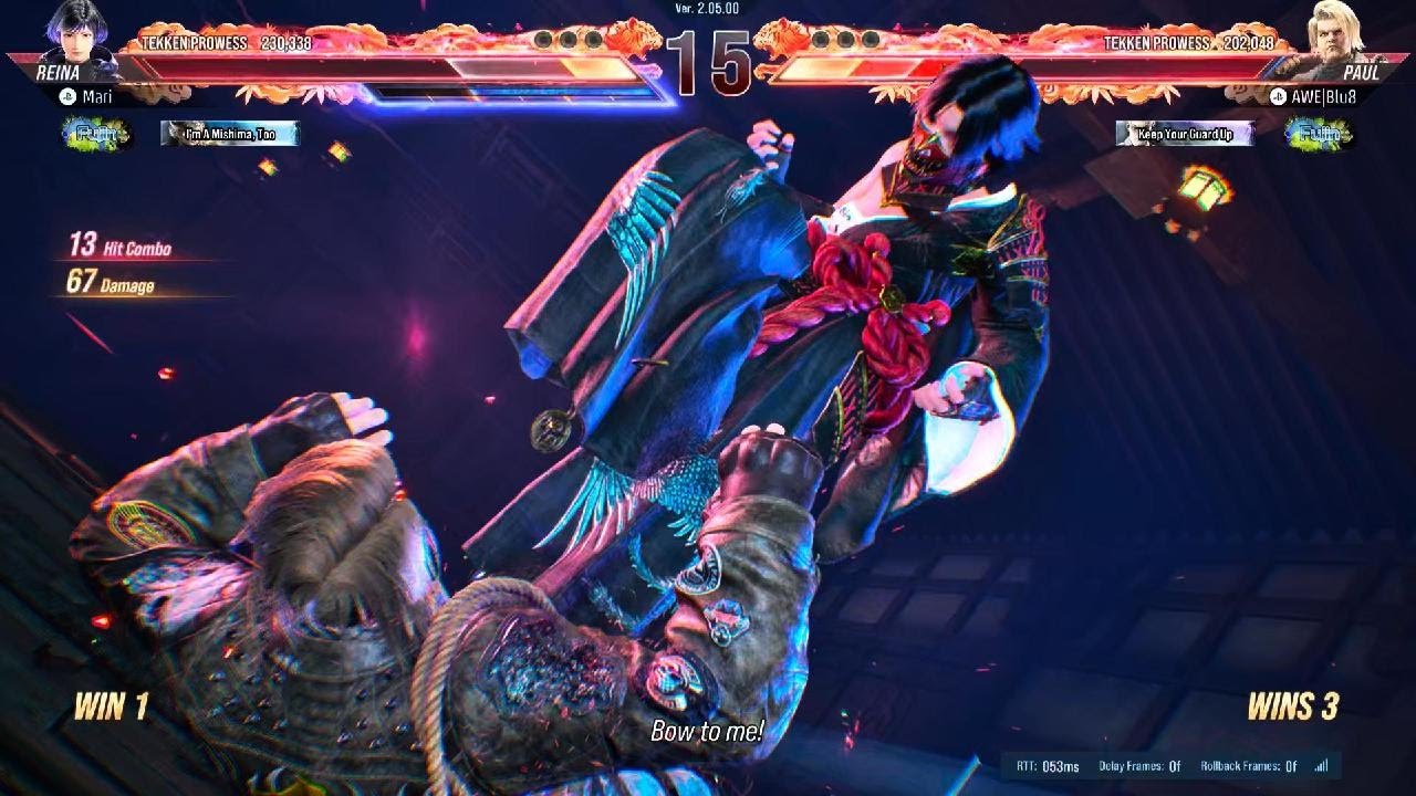 If Reina Fought Paul in Tournament (Tekken 8 Ranked Gameplay) GamingWithMari