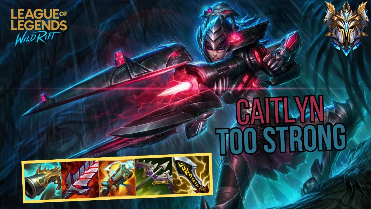 Wild Rift Caitlyn Adc Gameplay in Season 18 in Sovereign Elo