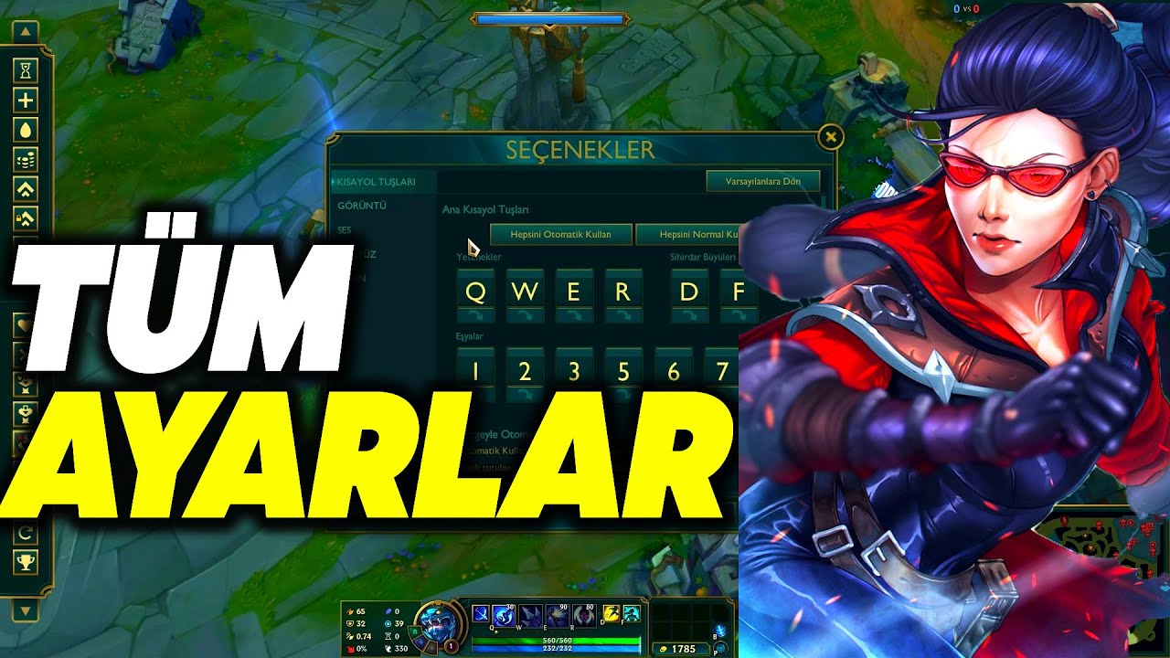 ALL SETTINGS FOR ADC! - SOUND, GRAPHIC AND KEYBINDS | LEAGUE OF LEGENDS SETTINGS VIDEO