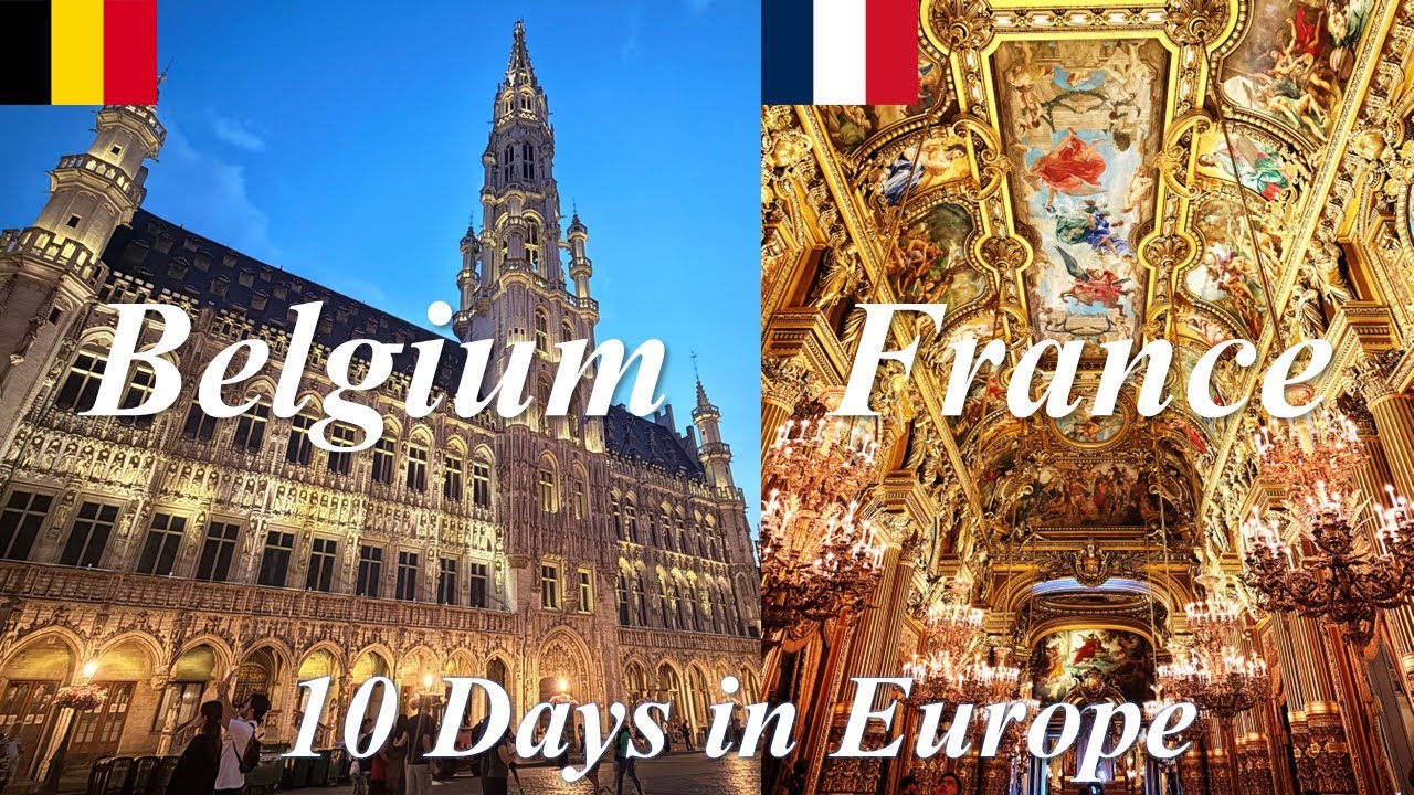 【ベルギー＆フランス】ヨーロッパ10日間 第1弾✨ 旅好きな私達が実体験や魅力を楽しくお届け📪グランプラス、ルーブル美術館、クルーズやモンサンミシェルなど観光やグルメ情報を次の旅の参考に♪