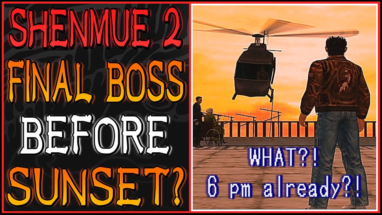 Shenmue II - Fighting Final Boss Dou Niu in early morning? (in-depth exploration)