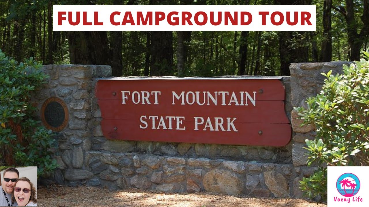 Fort Mountain State Park Full Campground Tour Review Walk Through Georgia State Park Chatsworth GA