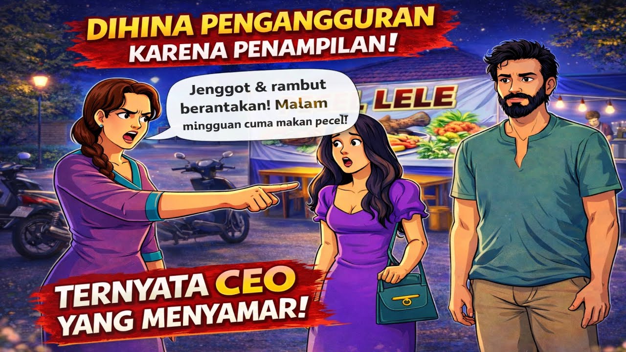 EMAK-EMAK JULID HINA PACAR TETANGGA, TERNYATA CEO YANG MENYAMAR! | DRAMA ANIMASI