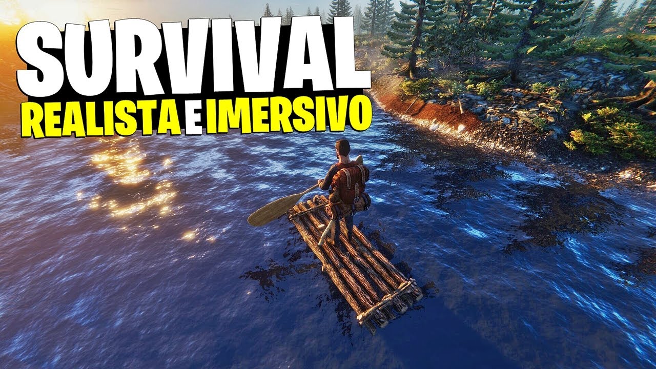 🔴AO VIVO🔴 SURVIVAL MEDIEVAL REALISTA! CONSTRUÇÃO da JANGADA! - Jogando THE LAST PLAGUE BLIGHT