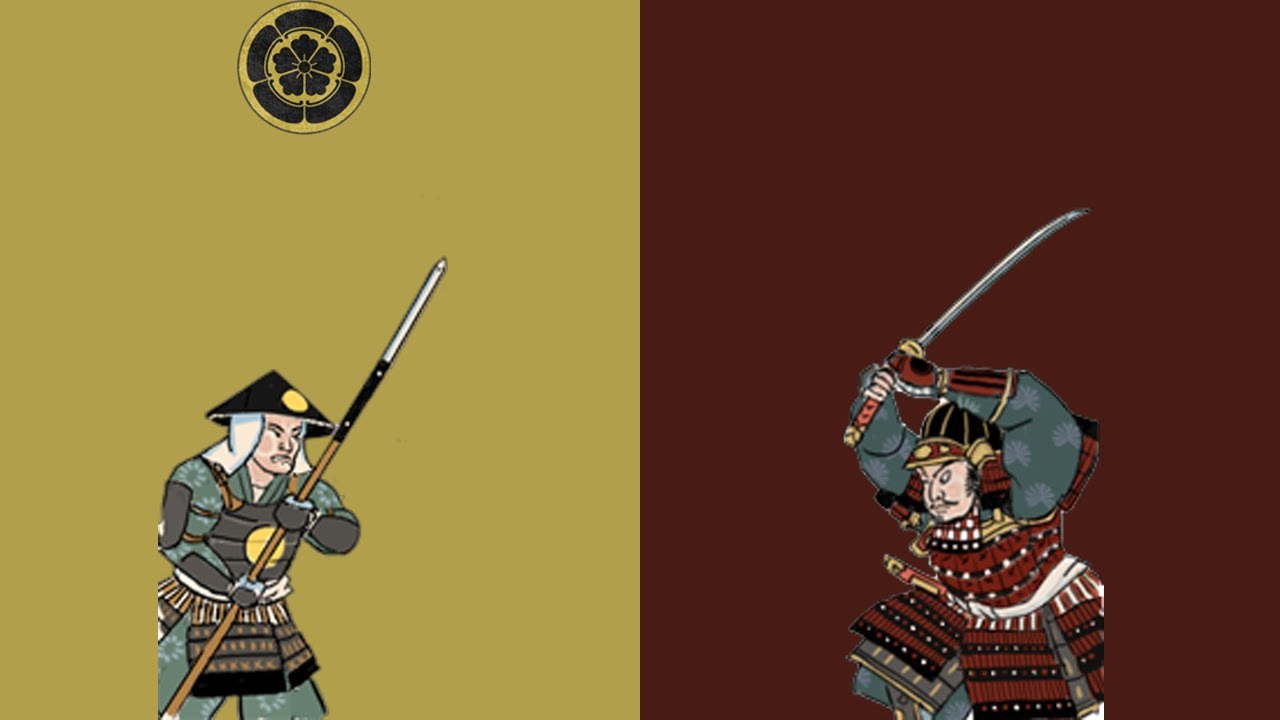 Total War: Shogun 2 - 1v1 - Oda Yari Ashigaru vs Katana Samurai
