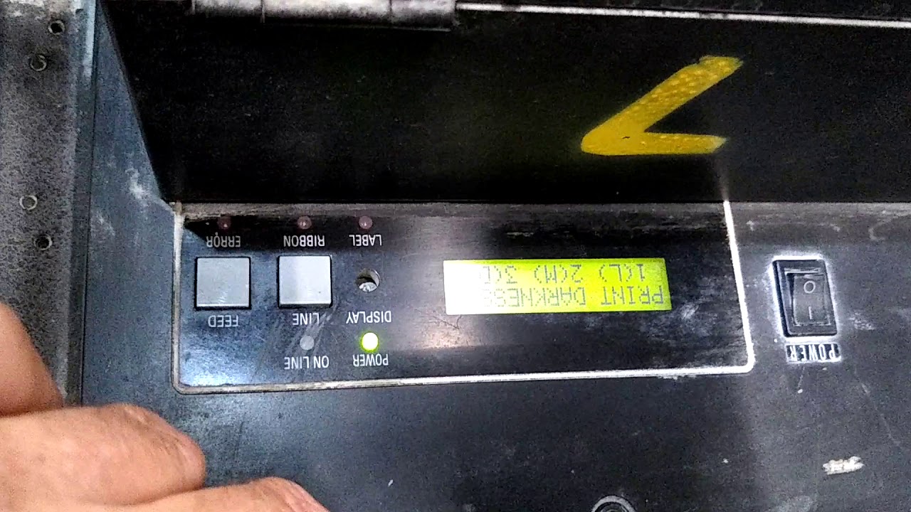 SATO Printers Setting Pitch position