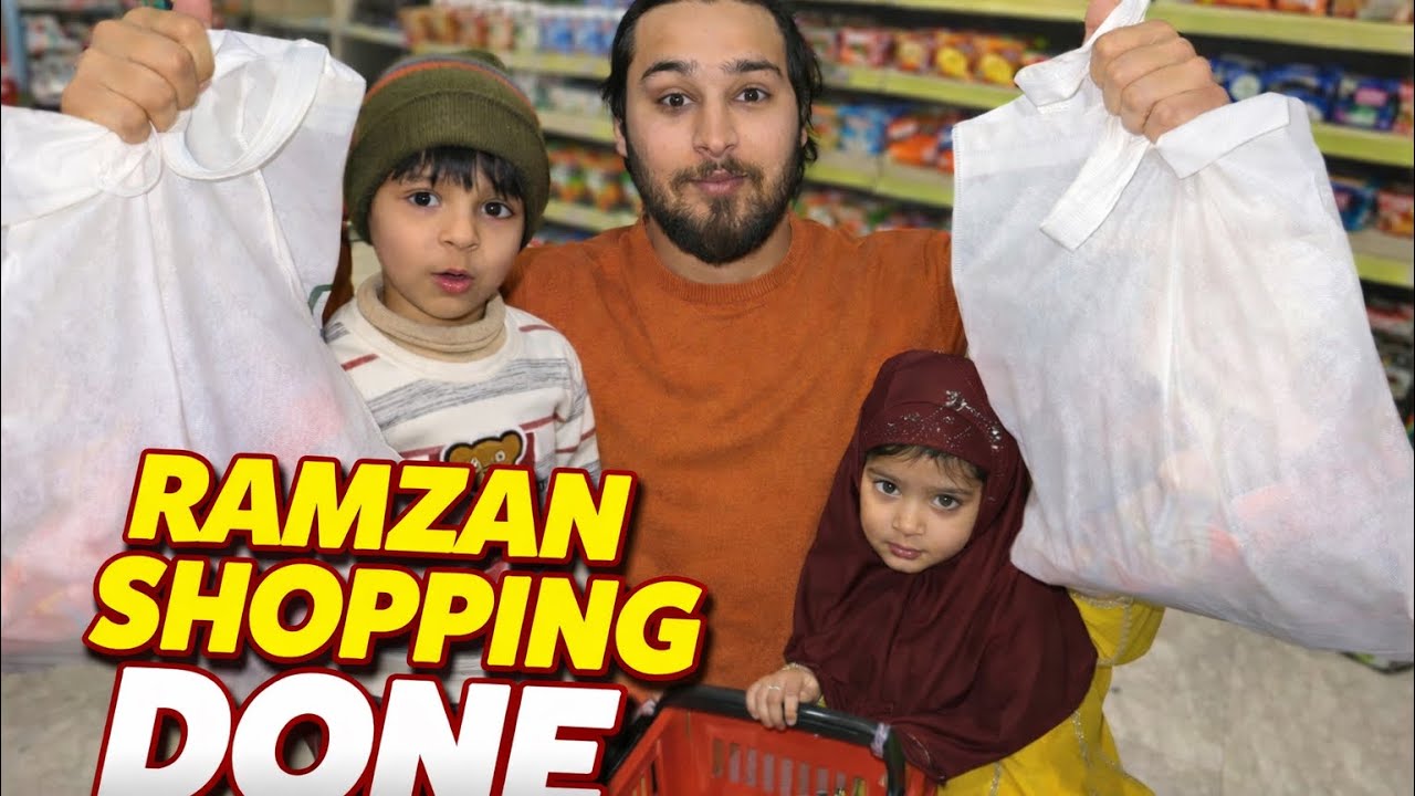 Ramzan k liye bachon ny shopping krli🥰Abiha naraz ho gai🤨hamza party krny agaya🥳
