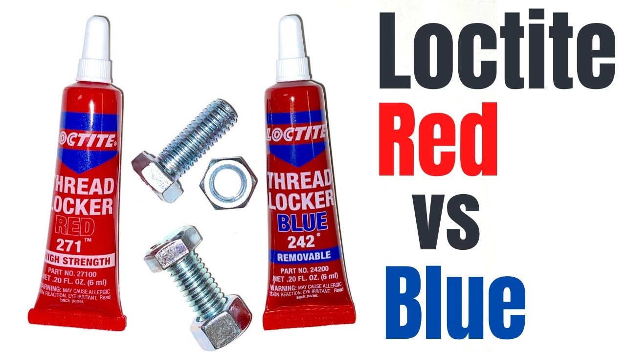 Nuts & Bolts - Loctite Red vs Loctite Blue Torque Test - How Much Stronger is Red than Blue?
